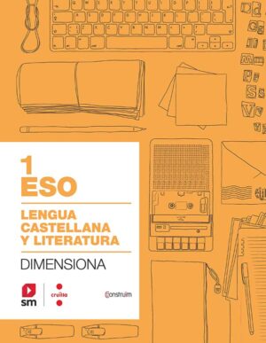 Portada del producto:  CRD Alumne. Cuaderno Lengua castellana y literatura. 1 ESO. Dimensiona. Construïm