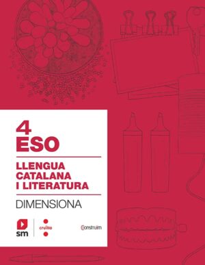 Portada del producto:  CRD Alumne. Quadern Llengua catalana i literatura. 4 ESO. Dimensiona. Construïm